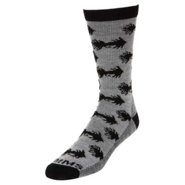 Носки Simms Daily Sock Woolly Bugger Steel M