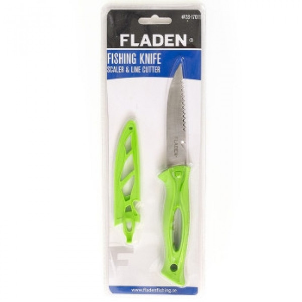 Нож Fladen Fishing Knife Green Blister