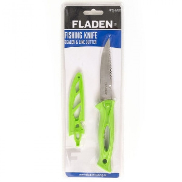 Ніж Fladen Fishing Knife Green Blister