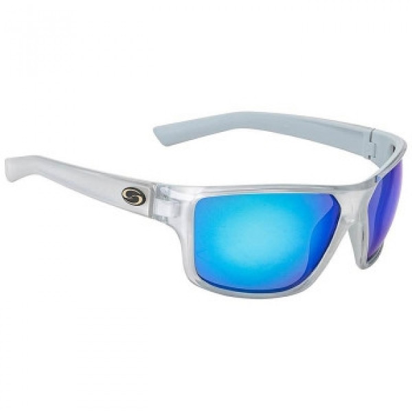 Очки Strike King S11 Optics Clinch Crystal Concrete Frame Multi Layer White Blue Mirror Lens