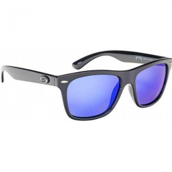 Очки Strike King SK Plus Cash Shiny Black Frame Multi Layer White Blue Mirror Gray B