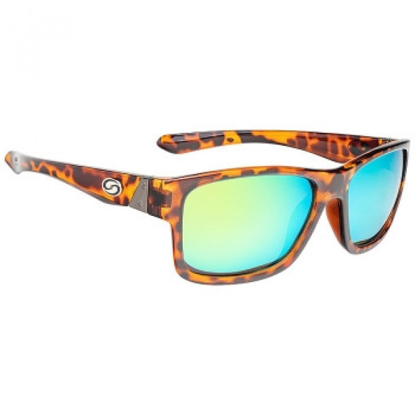 Окуляри Strike King SK Pro Sunglasses Shiny Tortoiseshell Frame Multi Layer Green Mirro