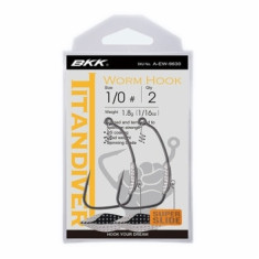 Офсетний гачок відвантажений BKK Тitan Diver #1/0