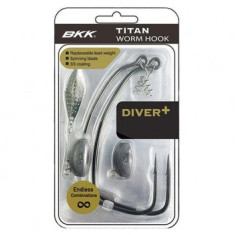 Офсетний гачок відвантажений BKK Тitan Diver+ #10/0