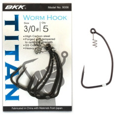 Офсетний гачок із фіксатором BKK Titan #3/0