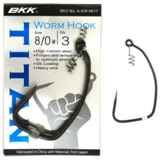 Офсетний гачок із фіксатором BKK Titan #8/0