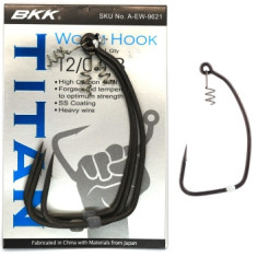 Офсетний гачок із фіксатором BKK Titan #12/0