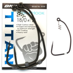 Офсетний гачок із фіксатором BKK Titan #18/0