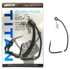 Офсетний гачок із фіксатором BKK Titan #5/0