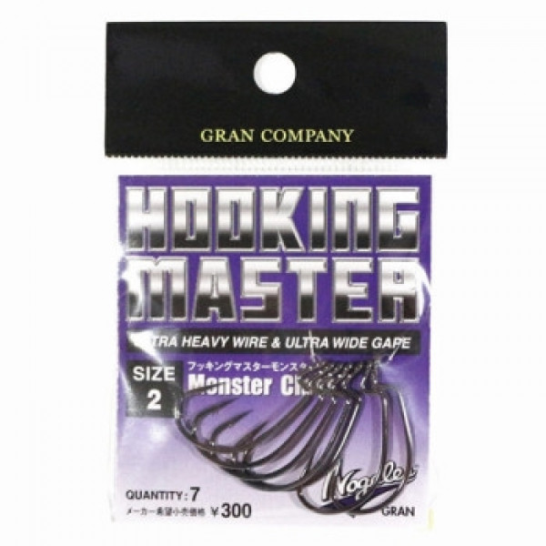 Крючок оффсетный Varivas Nogales Hooking Master, Monster, #2