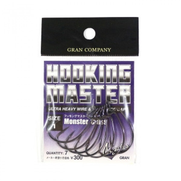 Крючок оффсетный Varivas Nogales Hooking Master, Monster, #1