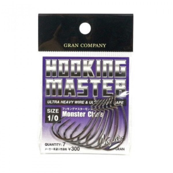 Крючок оффсетный Varivas Nogales Hooking Master, Monster, #1/0