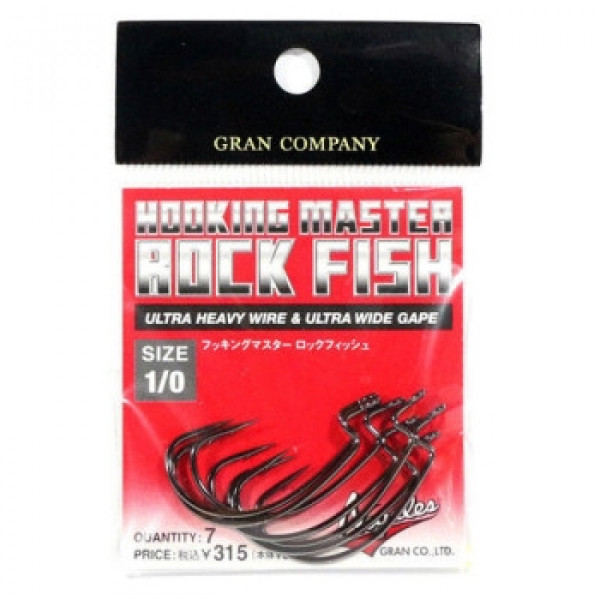 Крючок оффсетный Varivas Nogales Hooking Master, Rock Fish, #1/0