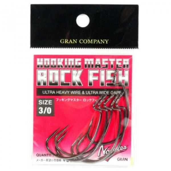 Крючок оффсетный Varivas Nogales Hooking Master, Rock Fish, #3/0