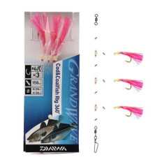 Оснащення Daiwa Grand Wave Cod & Pollack Rig 150cm 0.8/0.9mm #4/0 Pink Оснащення Daiwa Grand Wave Cod & Pollack Rig 150cm 0.8/0.9mm #4/0 Pink