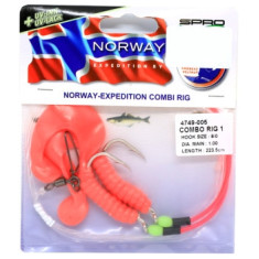 Оснащення морське Spro Norway Exp Combi Rig 1 8/0 1.00mm 223.5cm Оснащення морське Spro Norway Exp Combi Rig 1 8/0 1.00mm 223.5cm