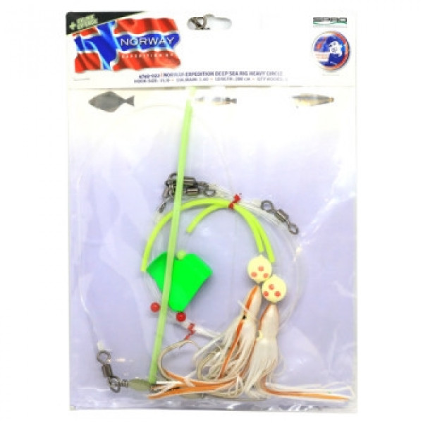 Оснастка морская Spro Deep Sea Rig Heavy Circle Hook Size 15/0 1.4mm  380cm