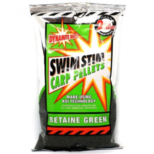 Пеллетс Dynamite Baits Swim Stim Betaine Green 2mm 900g