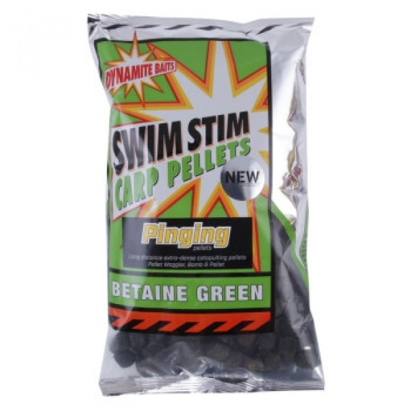 Пеллетс Dynamite Swim Stim Pinging Pellets 13mm Betaine Green 10 x 900g