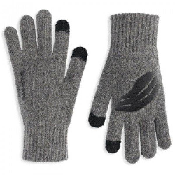Перчатки Simms Wool Full Finger Glove Steel L/XL