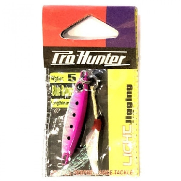 Пилькер Pro-Hunter Blue Runer II w/single assist hook 5g #03