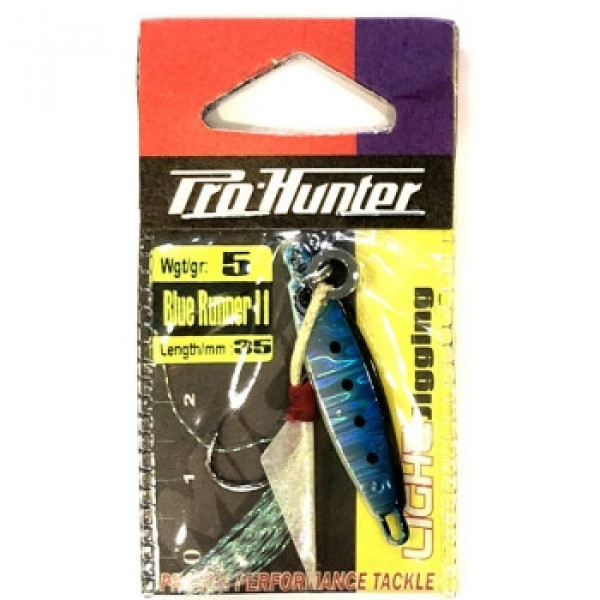 Пилькер Pro-Hunter Blue Runer II w/single assist hook 5g #04