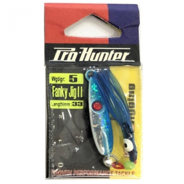 Пилькер Pro-Hunter Fanky Jig II  w/skirt assist hook 5g #05