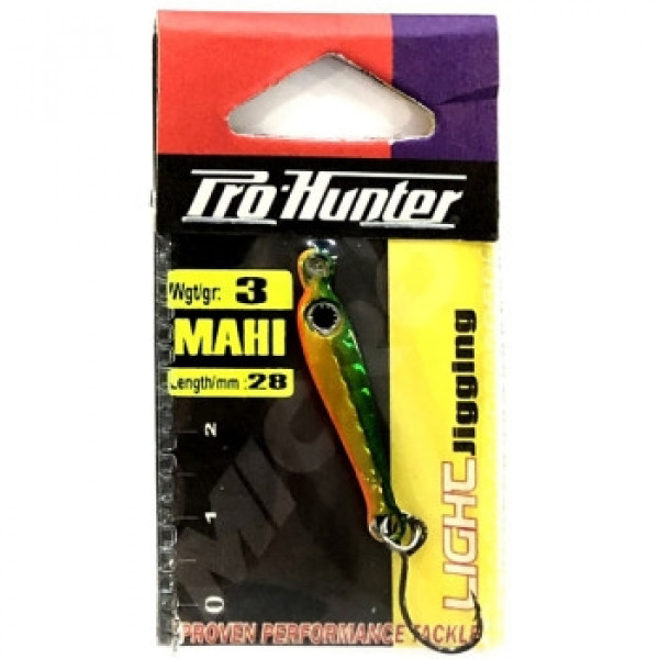 Пилькер Pro-Hunter Mahi w/single hook 3g #03