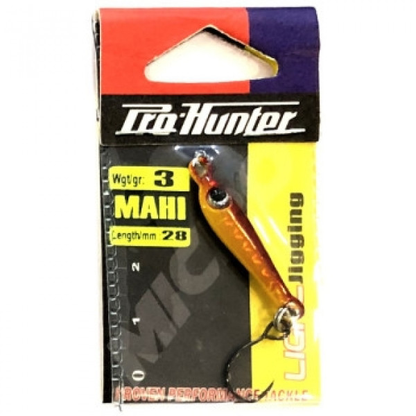 Пількер Pro-Hunter Mahi w/single hook 3g #04