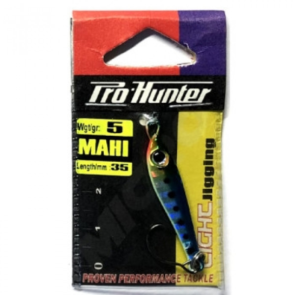 Пилькер Pro-Hunter Mahi w/single hook 5g #11