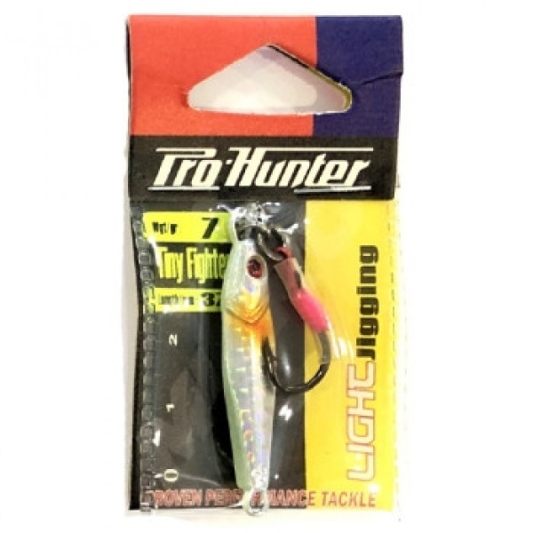 Пилькер Pro-Hunter Tiny Fighter w/single assist hook 7g #02