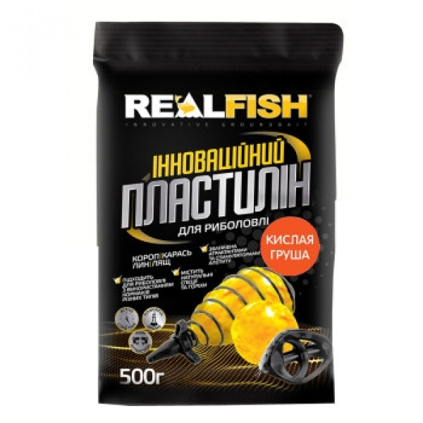 Пластилин Real Fish Кислая груша 0.5kg