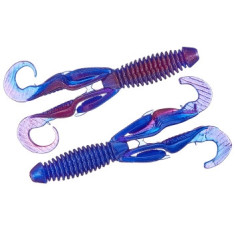 Floating silicone ZMAN Gremlin 4.5" 4pc #Purple Rain