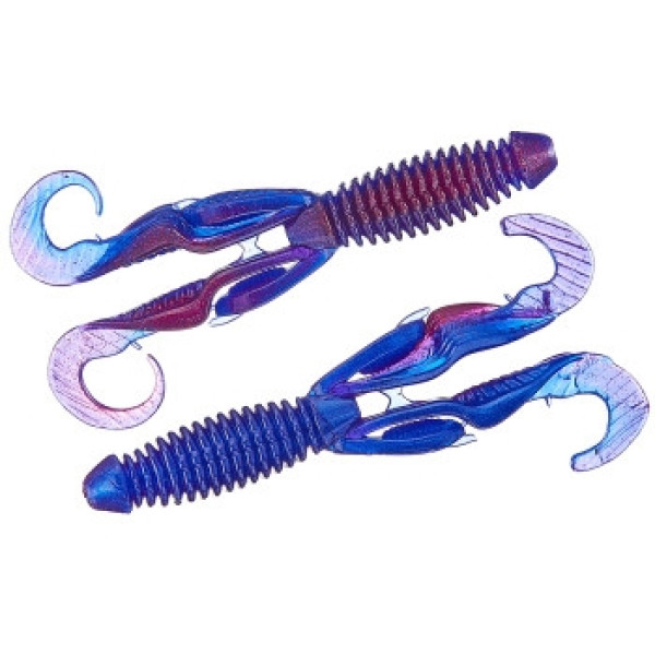 Плавающий силикон ZMAN Gremlin 4.5" 4pc #Purple Rain