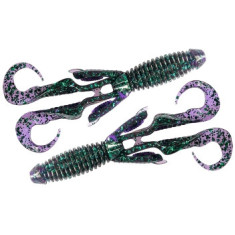 Floating silicone ZMAN Gremlin 4.5" 4pc #Junebug