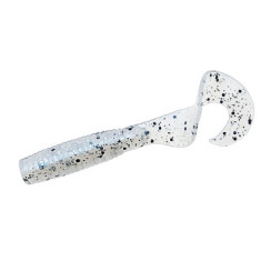 Floating Silicone Z-Man Grubz 3.5" 6pc #Blue Glimmer Sparkle