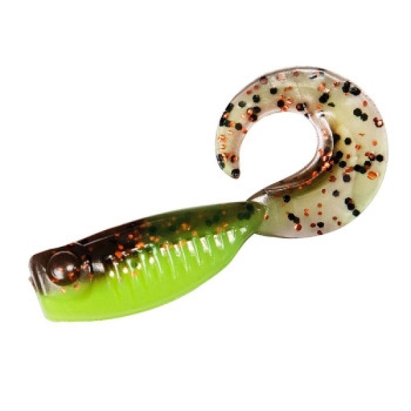 Плавающий силикон ZMAN Guppy Grubz 2" 8pc #Coppertreuse