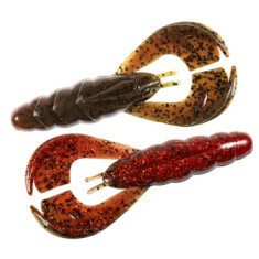Плавающий силикон ZMAN Hella Crawz 3pc #Hot Craw