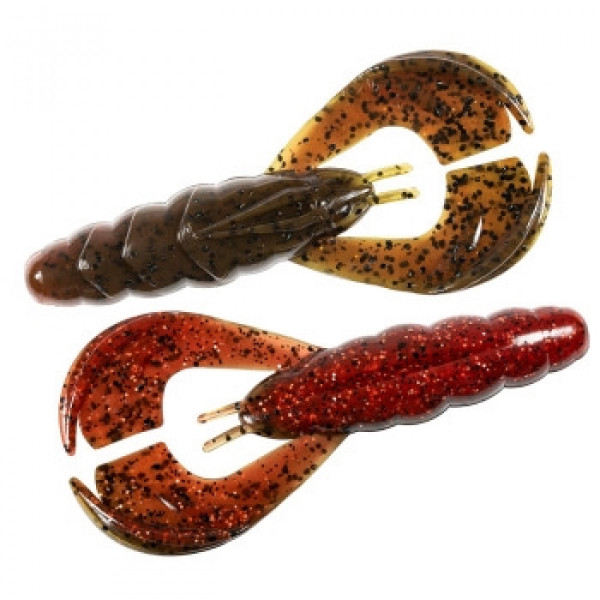 Плавающий силикон ZMAN Hella Crawz 3pc #Hot Craw