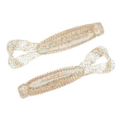 Floating silicone ZMAN Micro Goat 1.75" 8pc #Bloodworm