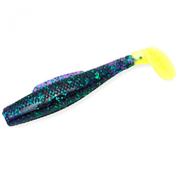 Плаваючі силікони ZMAN Minnowz 3" 6pc #Purple/Chartreuse Tail