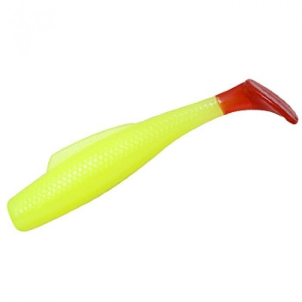 Плавающий силикон Z-Man Minnowz 3" 6pc #Chartreuse/Red Tail