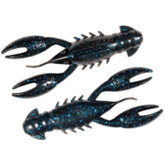 Плаваючий силікон ZMAN Pro Crawz 3.5" 3pc #Black Blue Flake