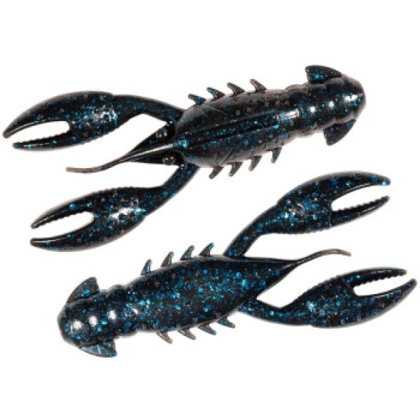 Плаваючий силікон ZMAN Pro Crawz 3.5" 3pc #Black Blue Flake