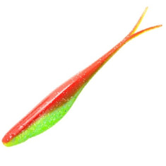 Плавающий силикон Z-Man Scented Jerk Shadz 4" 5pc #Nuked Chicken Glow Плавающий силикон Z-Man Scented Jerk Shadz 4" 5pc #Nuked Chicken Glow