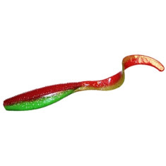 Плаваючий силікон Z-Man Streakz Curly Tailz 5" 4pc #Nuked Chicken Glow