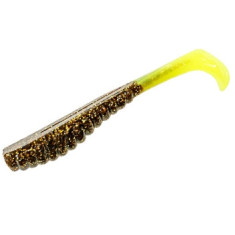 Плавающий силикон Z-Man Swimmin' Trout Trick 3.5" 6pc #Rootbeer/Chartreuse Tail