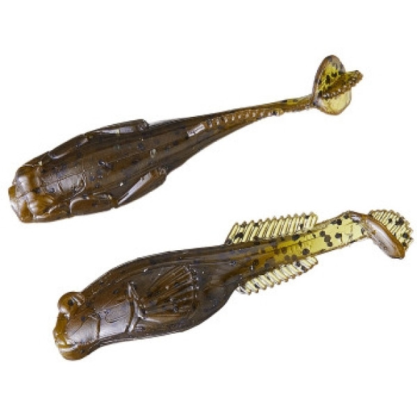 Плавающий силикон ZMAN TRD Gobyz 2.4" 6pc #Green Pumpkin