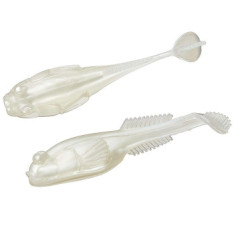 Floating silicone ZMAN TRD Gobyz 2.4" 6pc #Pearl