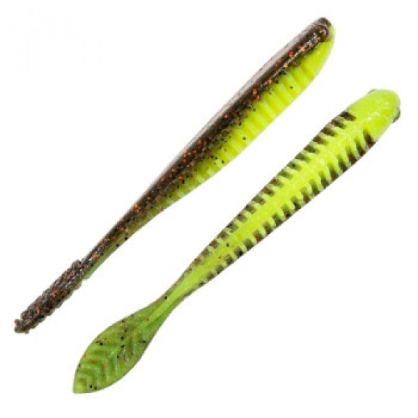 Плавающий силикон ZMAN Trick Shotz 4.2" 5pc #Coppertreuse